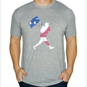 Baseballism Flag Man men’s great tee shirt XXL EUC